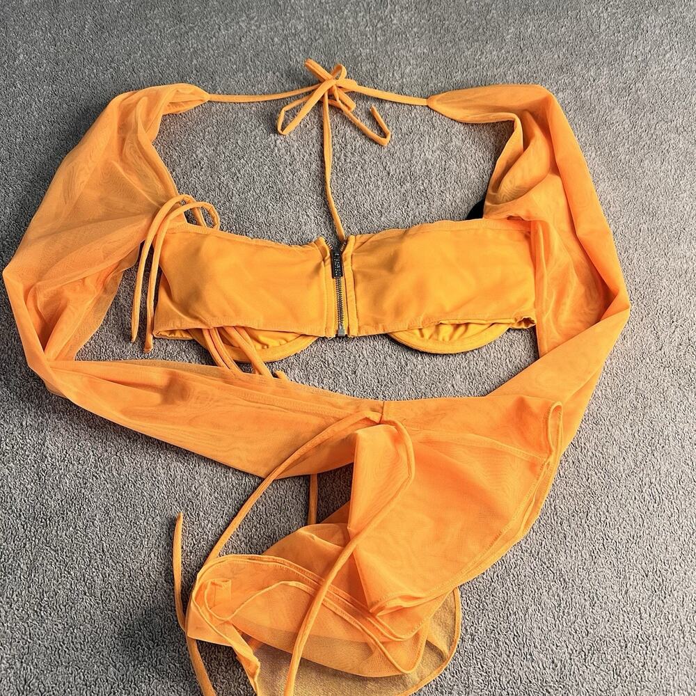 BabyBoo Fashion Priscilla Top- Tangerine Size M NWT Long Sleeve B201 - Picture 6 of 8